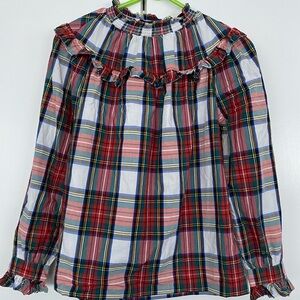 J.Crew plaid shirt. XS